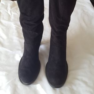 No Boundaries Black Suede Boots
